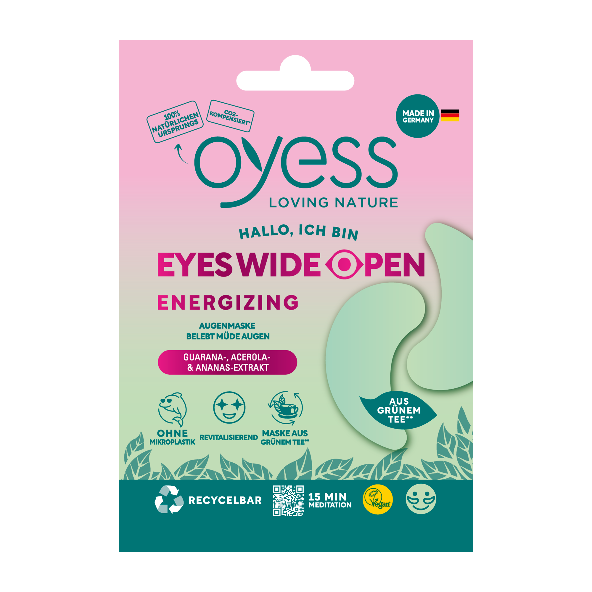 Augenmaske EYES WIDE OPEN - Energizing