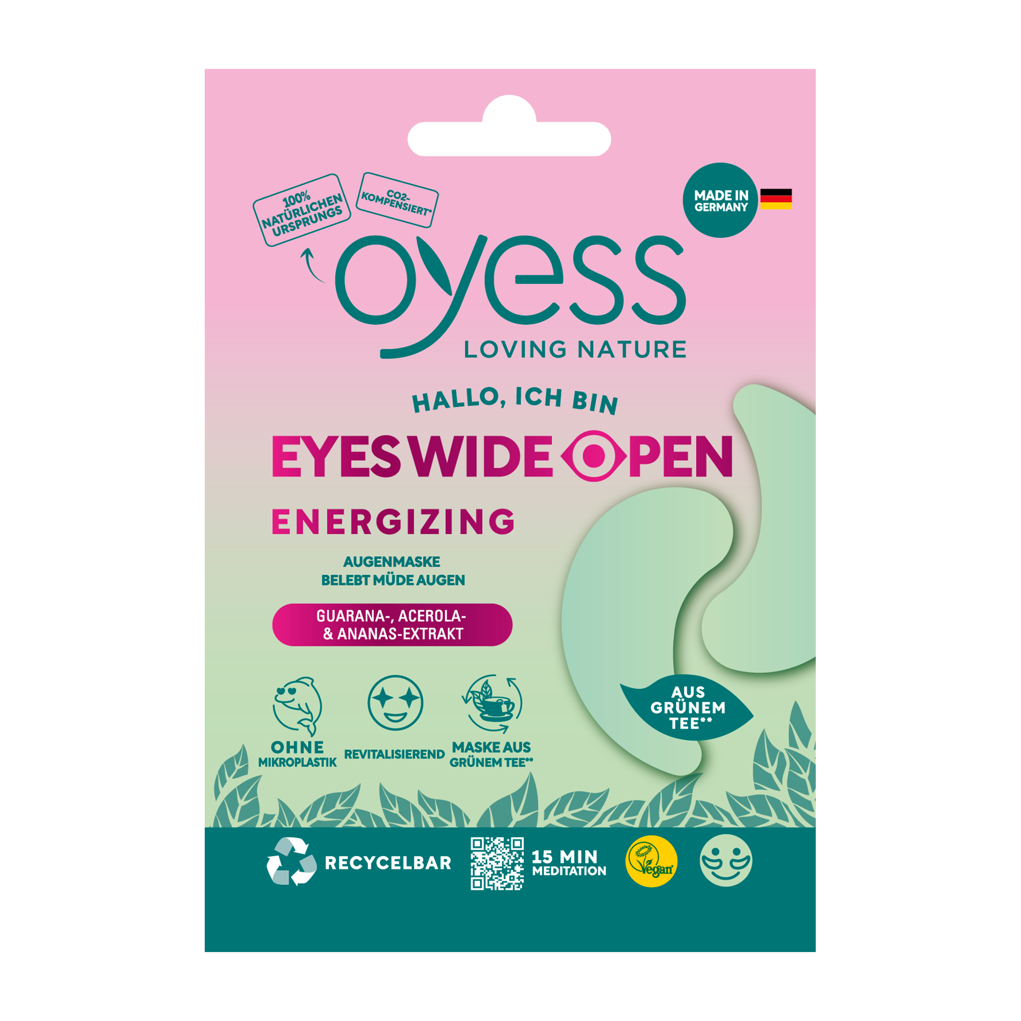 OYESS eye mask EYES WIDE OPEN - Energizing