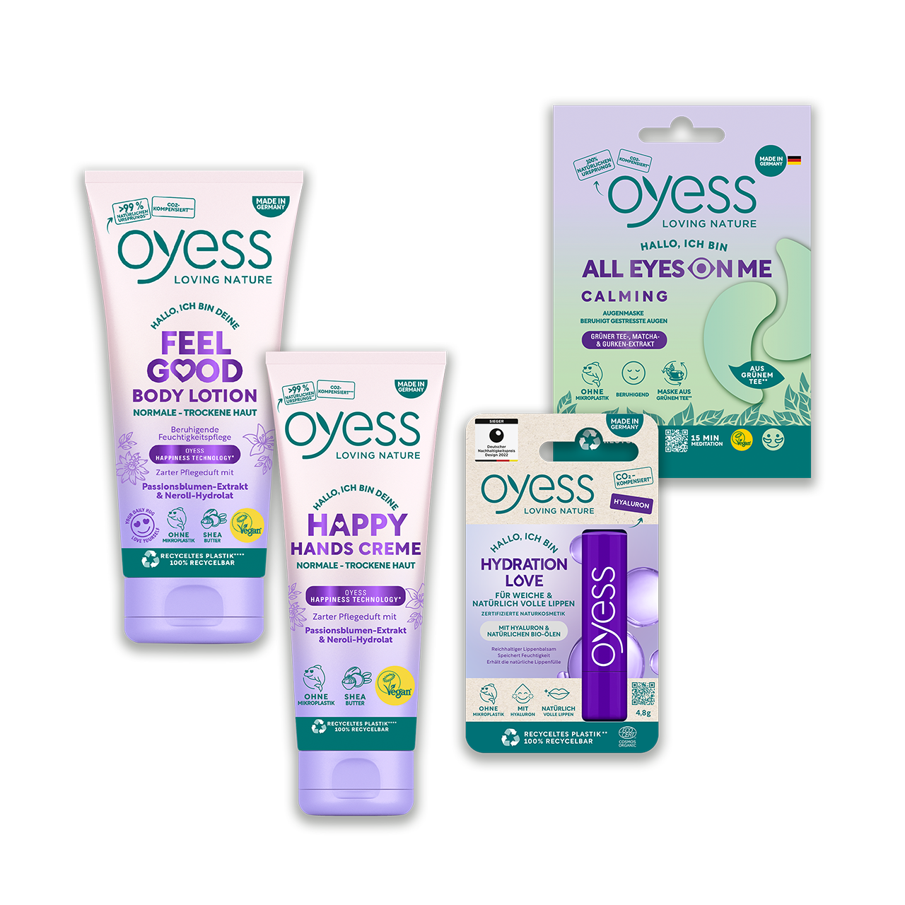 OYESS Starter Set – Hydration Boost - 4 Stück