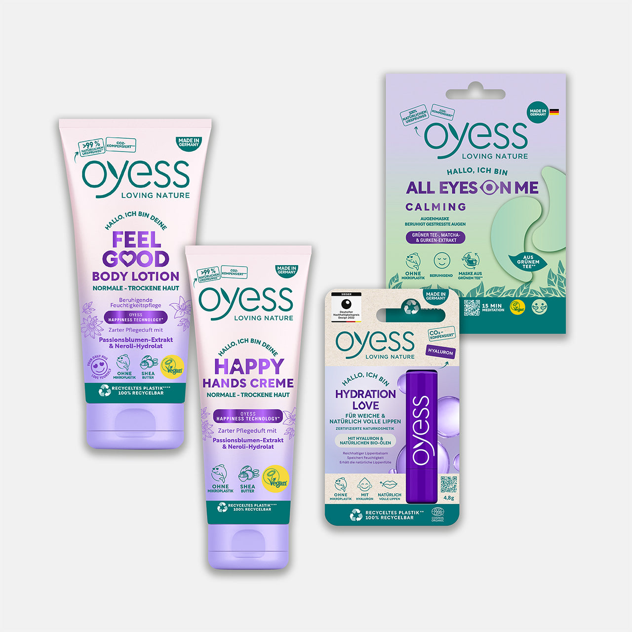 OYESS Starter set – Hydration boost - 4 pieces