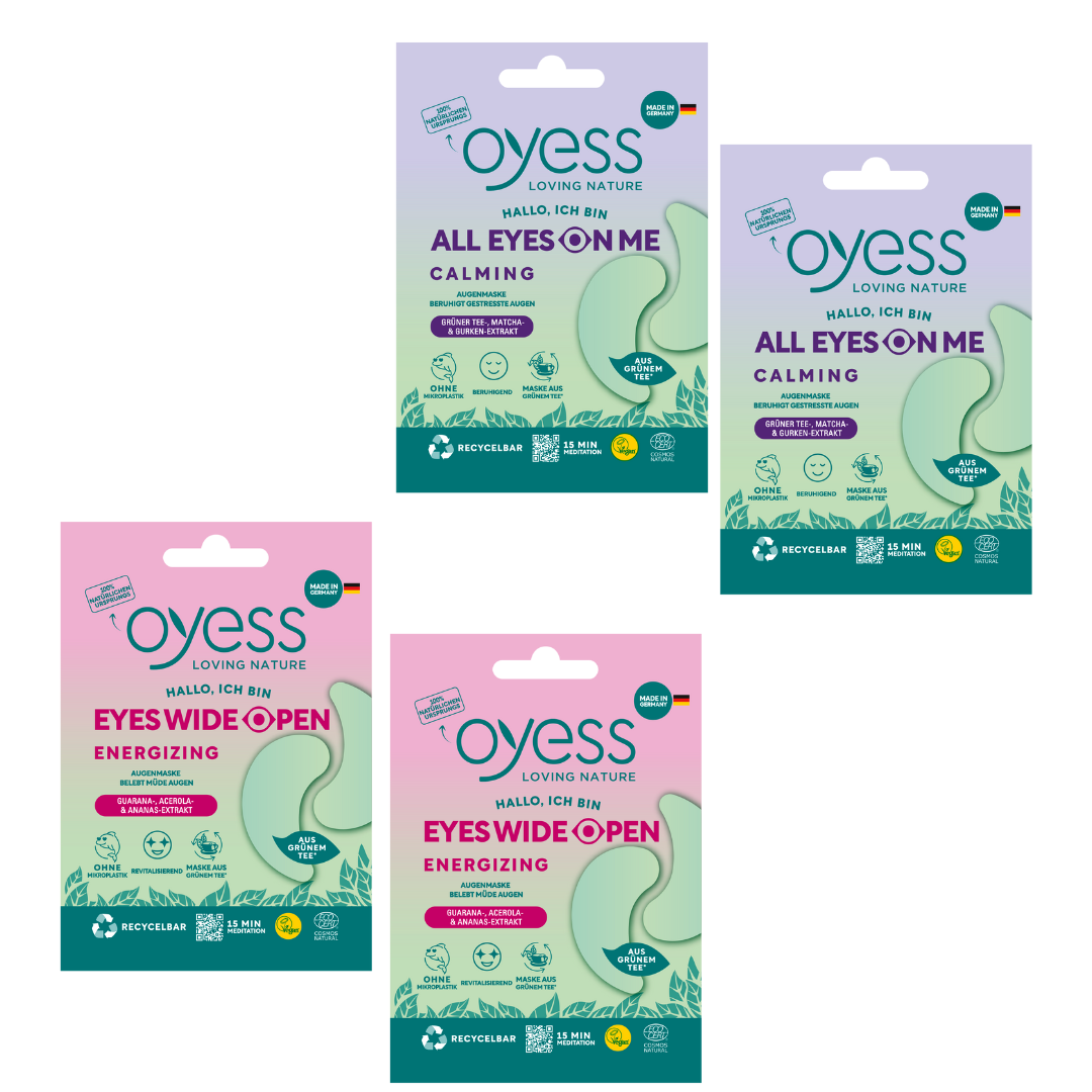 Twice is better! Eye mask set - 4 pieces
